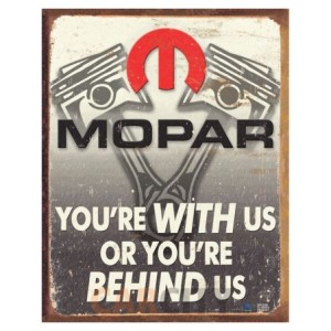 Enseigne Mopar With US 41x32cm
