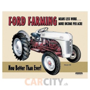 Enseigne Ford Farming 41x32cm