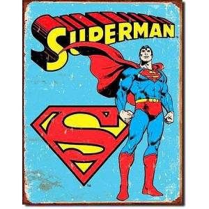 Panneau métal Superman