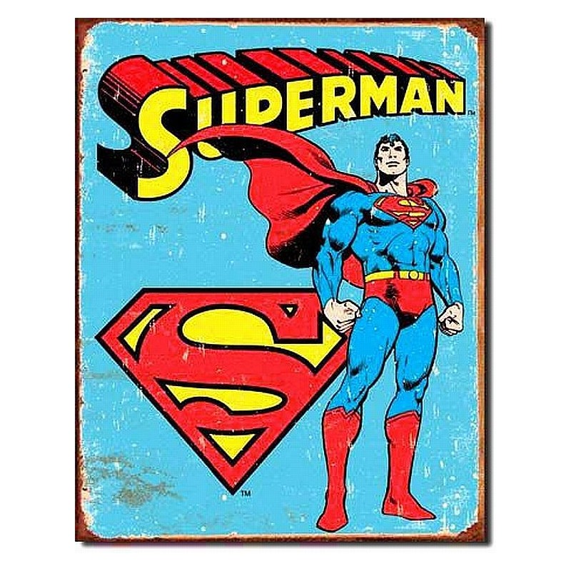 Panneau métal Superman