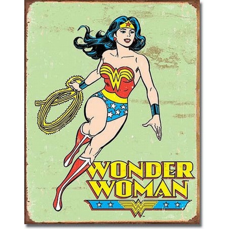Panneau métal Wonder Woman