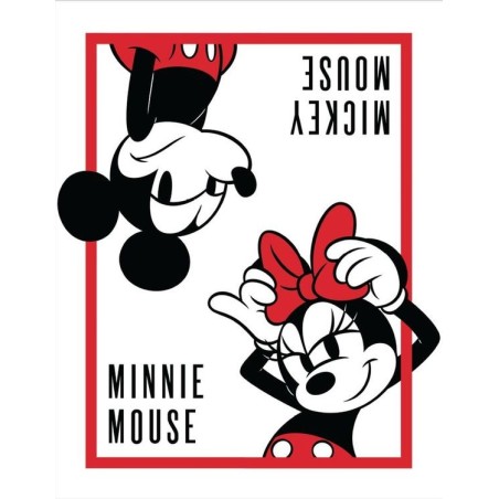 Panneau métal Mickey Minnie