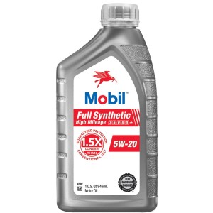 Mobil 5w20 Full Synthetic High Mileage Motor Oil