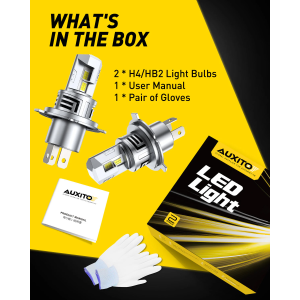 Auxito M6S Series H4/9003 Headlight Bulbs