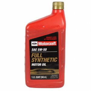 MOTORCRAFT XO5W50QGT Full Synthetic SAE 5W-50  1 Quart