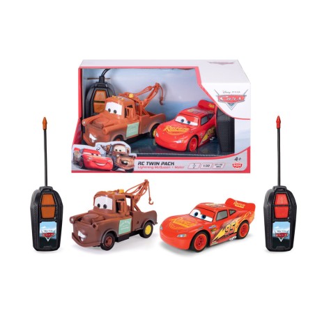 RC Cars LMQ + Mater Twin Pack 1:32