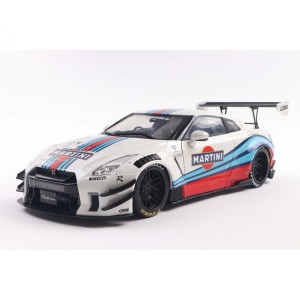 1:18 Nissan GT-R W/LIBERTY Matrini white