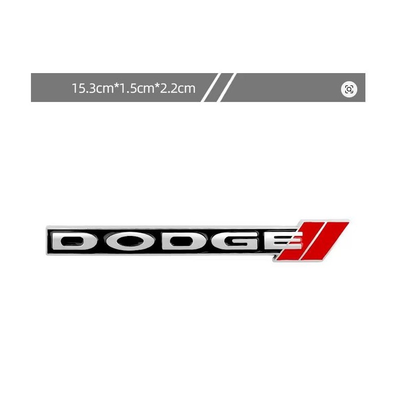 Dodge Emblem Sticker Metal