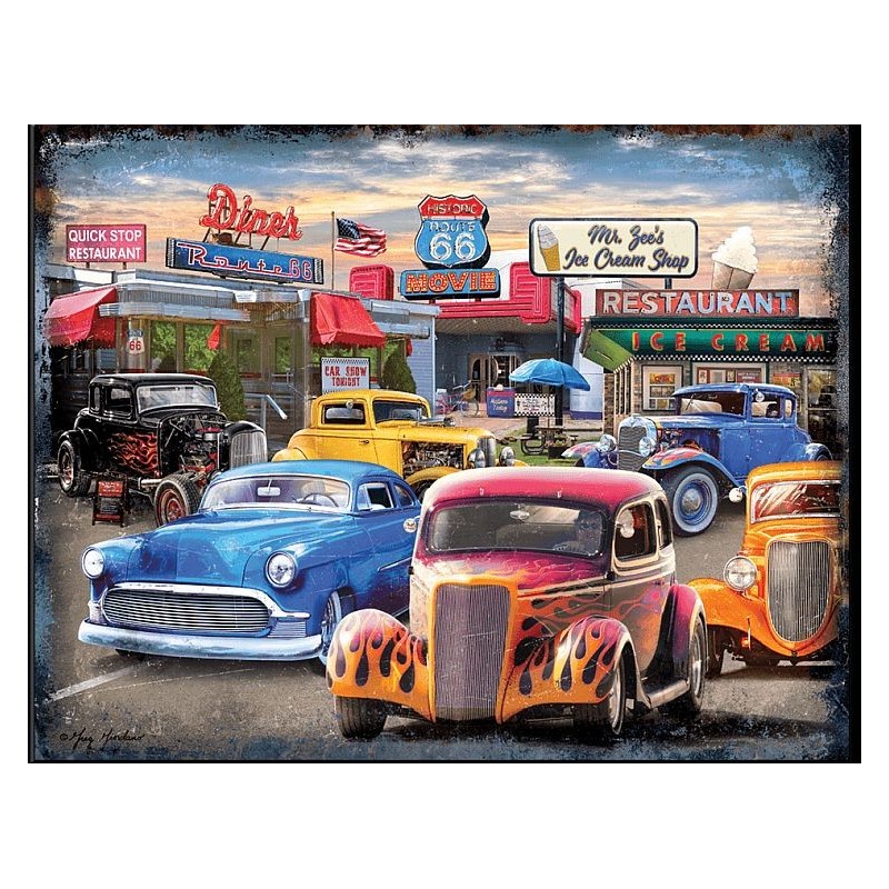 Springbok Metal Sign  41x32cm