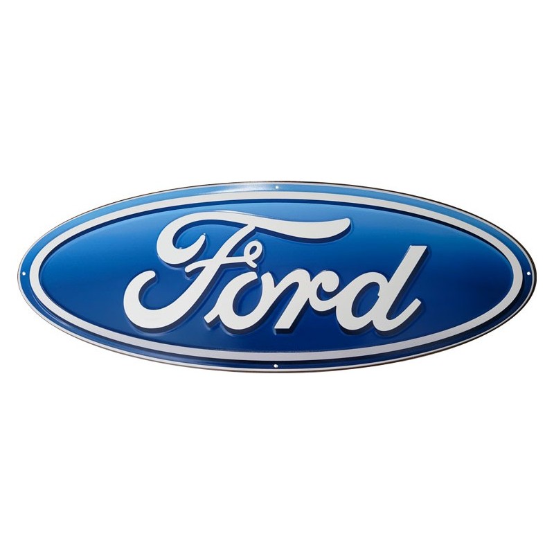 Ford Emblem Oval Die Cut Sign 50x20cm
