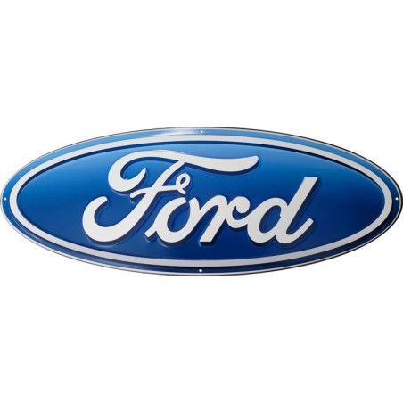 Ford Emblem Oval Die Cut Sign 50x20cm