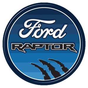 Ford - Raptor Metal Sign 30cm