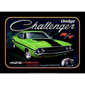 Dodge Challenger R/T Metal Sign 31x41cm