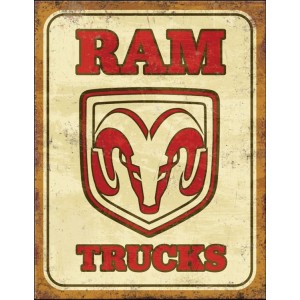 Ram Trucks Metal Sign 31x44cm