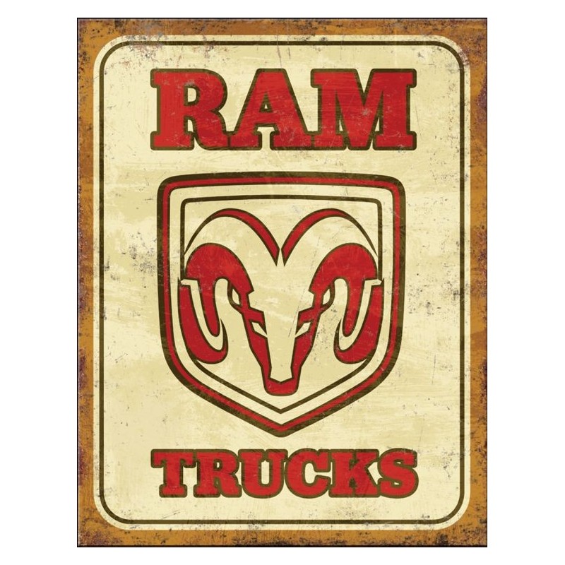 Ram Trucks Metal Sign 31x44cm