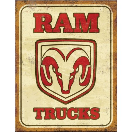 Ram Trucks Metal Sign 31x44cm