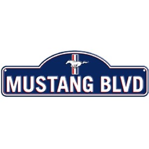 Ford Mustang Blvd Sign  15x45cm