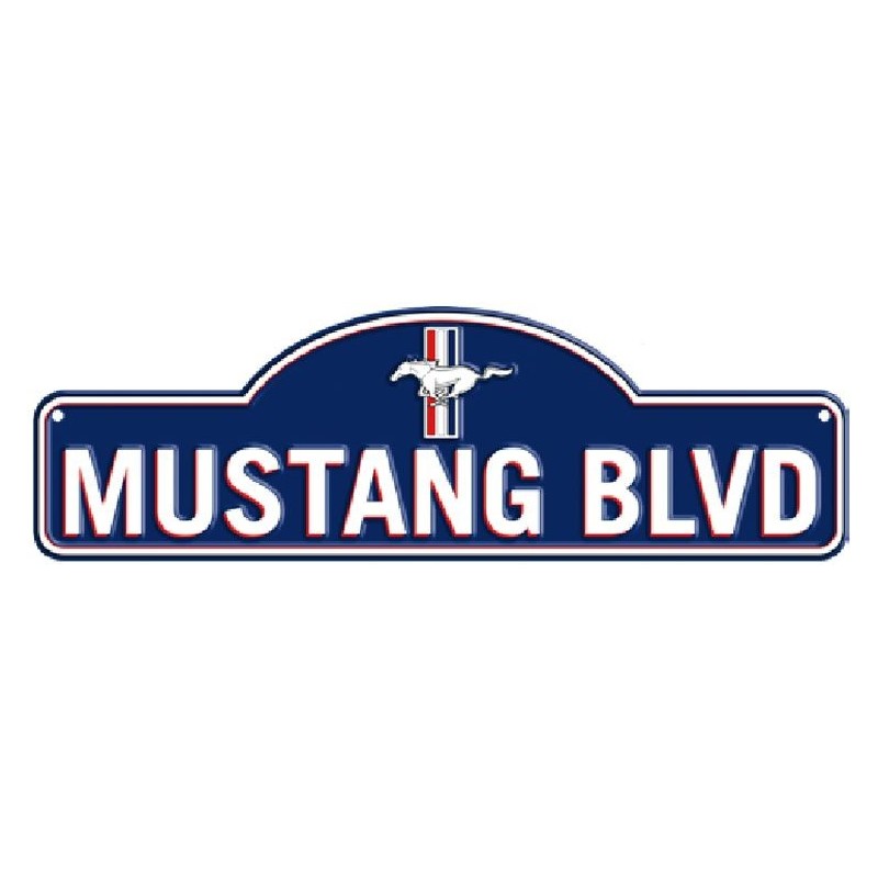 Ford Mustang Blvd Sign  15x45cm