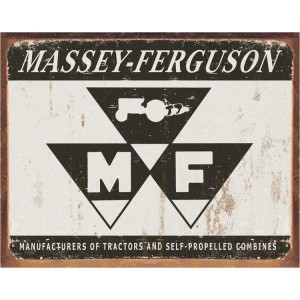 Massey Ferguson Logo Metal Signn 31x41cm