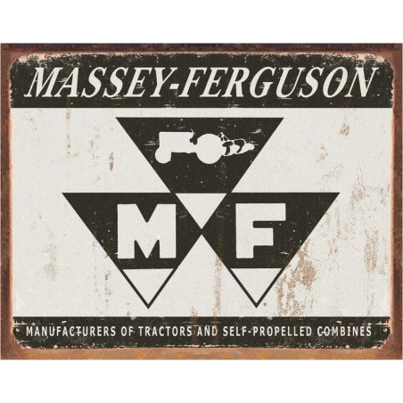 Massey Ferguson Logo Metal Signn 31x41cm