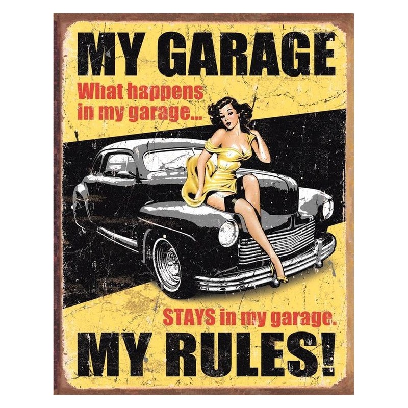 Legends - My Garage Metal Sign 31x41cm
