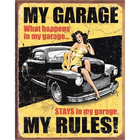 Legends - My Garage Metal Sign 31x41cm