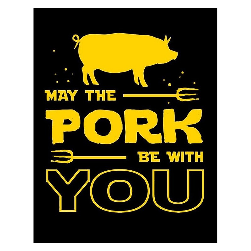 Pork With You Metal Sign 31x41cm