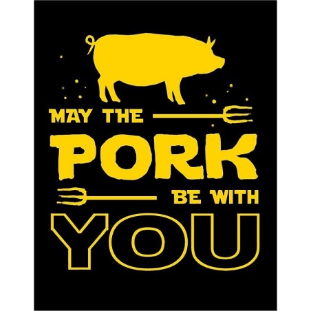 Pork With You Metal Sign 31x41cm