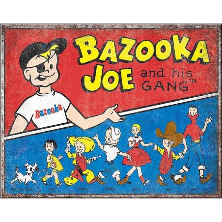 Bazooka Gang Metal Sign 31x41cm