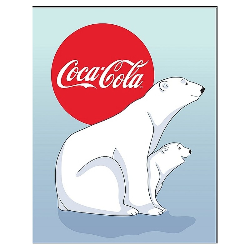 Coke - Mama Bear Metal Sign 31x41cm