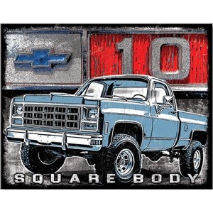 Chevrolet C10 Square body Metal Sign 31x41cm