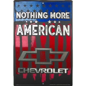 Chevy Nothing More Large Parking Sign 41x31cm