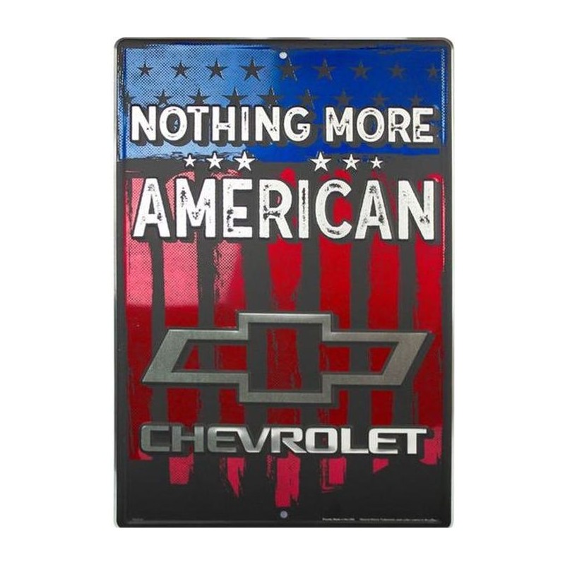 Chevy Nothing More Large Parking Sign 41x31cm