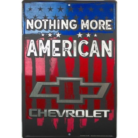 Chevy Nothing More Large Parking Sign 41x31cm