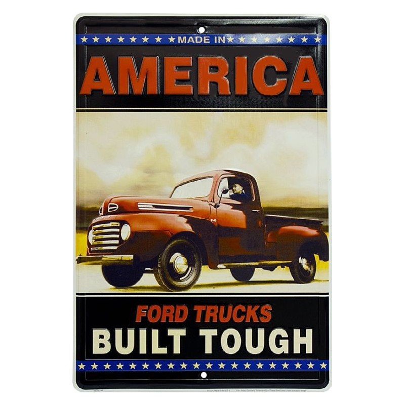 Ford Built Tough Large Parking Sign