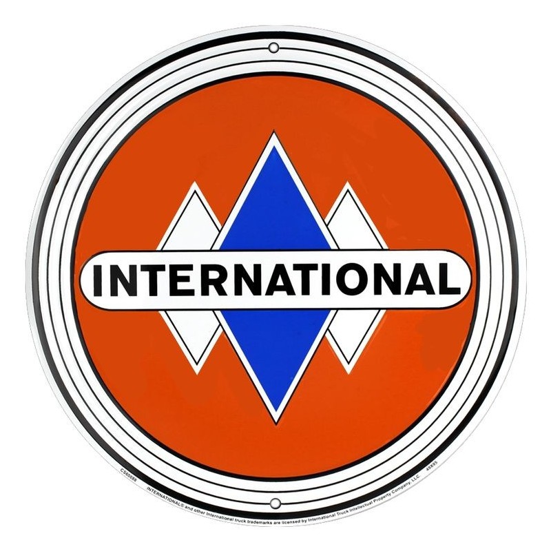 International Harvester Round Sign 30cm