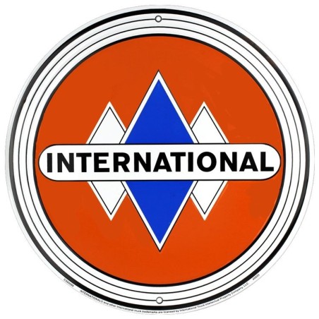 International Harvester Round Sign 30cm