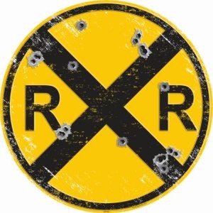 Railroad with Bullet Holes 60cm