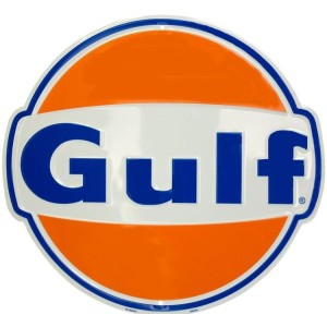 Gulf Die Cut Round Signn 30cm