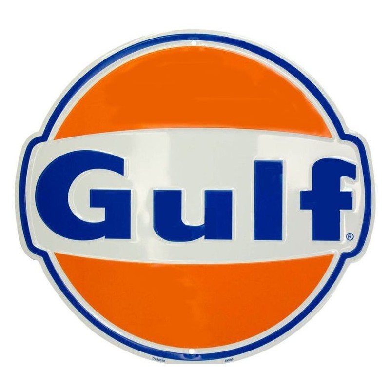 Gulf Die Cut Round Signn 30cm