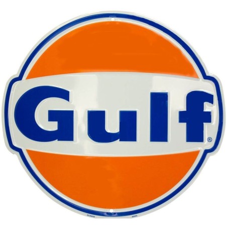 Gulf Die Cut Round Signn 30cm