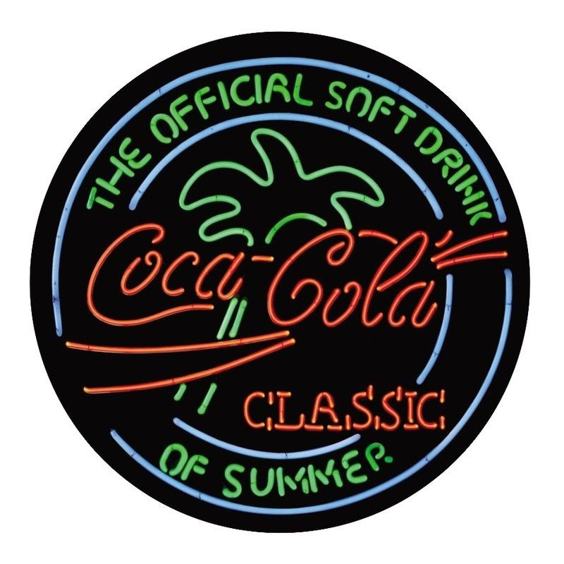 Coke Neon Round Sign 30cm