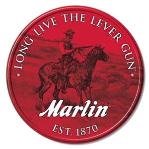 Marlin Lever Rifle Round Sign 30cm