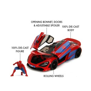 Marvel Spider-Man McLaren 720S 1:24