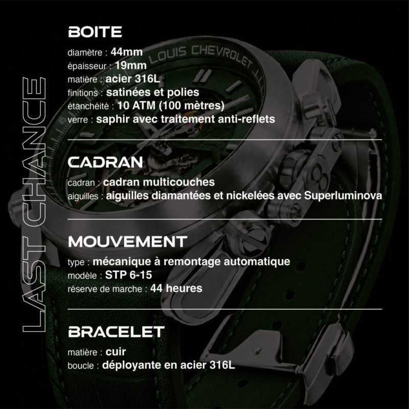 Louis Chevrolet Big Curve LC15 GREEN