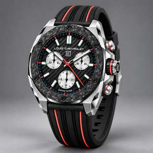 Louis Chevrolet ZR-01 - Silver Carbon Red