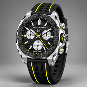 Louis Chevrolet ZR-01 - Silver Carbon Yellow