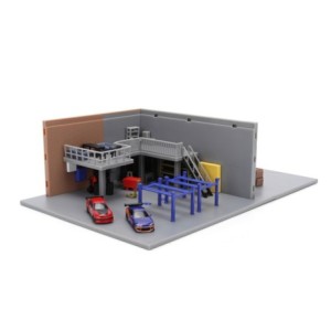 Fast & Furious Nano Han's Garage Diorama