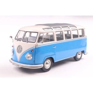 1:18 VW T1 21 WINDOWS b. blue/white